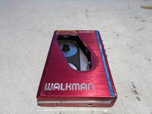 SONY WALKMAN WM-30 レッド ポータブル カセットプレーヤー ジャンク