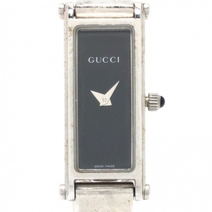 GUCCI(グッチ) 腕時計 - 1500L レディース 黒