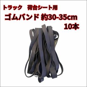 【トラック　荷台用ゴムバンド】約30-35cm 10本　1本から販売可能です！！キャンター　エルフ　デュトロ　ダイナ　等