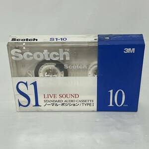 未開封　Scotch S1 LIVE SOUND スコッチ　カセットテープ ノーマルポジション10