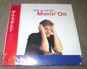 日本盤1LD：ポール・マッカートニー/ムーヴィン・オン/BEATLES/PAUL MCCARTNEY MOVIN’ ON/LASER DISC/未DVD/オビ付き