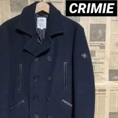 CRIMIE メルトンウール Pコート ジャケットハイスペックアウターミリタリー