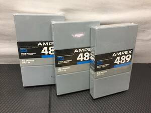 【ADATカセットテープ】 未開封/まとめ売り AMPEX 489 42Minute DM126 オーディオカセット 