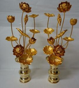仏花　常花のみ　1尺11本立て　お仏壇の荘厳に　アルミ製　花瓶は含まず