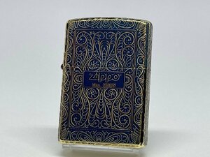 送料無料 ZIPPO[ジッポー]5面連続加工 アラベスクシリーズ 金メッキいぶし仕上げ 2GI-5KARART