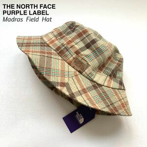 新品正規 2021SS ノースフェイスパープルレーベル 刺繍ロゴ マドラス フィールド ハット THE NORTH FACE ナナミカ NN8103N 帽子 ベージュ