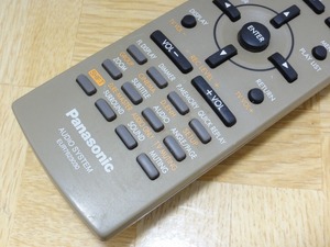 ★Panasonic パナソニック DVD/MDコンポ SA-PM2DVD用リモコン EUR7623030 電池蓋無し 送料140円