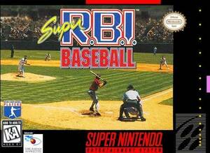 ★送料無料★北米版 スーパーファミコン SNES Super RBI Baseball ベースボール 野球