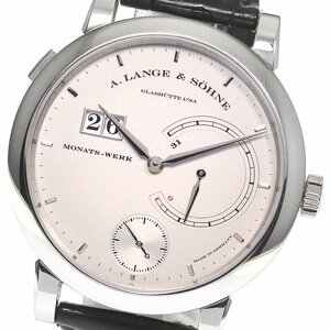 ランゲ＆ゾーネ A.LANGE＆SOHNE 130.025F/LS1302AC ランゲ31 PT950 スモールセコンド 手巻き メンズ 内箱・保証書付き_764893