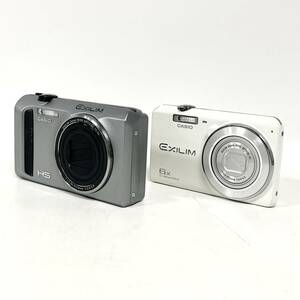 1円~【セット売り】カシオ CASIO EXILIM EX-Z31 ホワイト EX-ZR400 シルバー コンパクトデジタルカメラ 通電確認あり バッテリー付 G102138