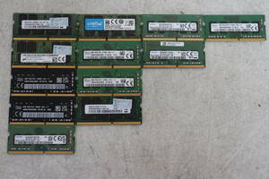 Y06/367 ノートPC メモリー DDR4 8G/4G/2G 計12枚 セット 動作未確認 現状品