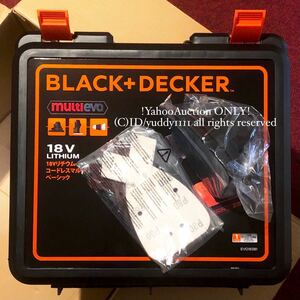 新品未開封 Black＆Decker ブラックアンドデッカー マルチエボ マルチツール ヘッドアタッチメント サンダー ESH183＆サンドペーパー 即決