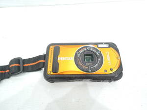 PENTAX Optio W90 オプティオ オレンジ コンパクトデジタルカメラ　起動確認済み　A2060