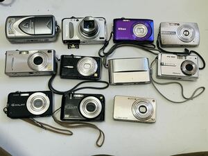 デジカメ Panasonic&CASIO＆Nikon＆SONYなど　11台セット 