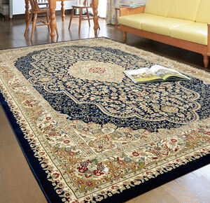 高密度75万ノット ラグマット トルコ製 カーペット 160×230 約 3畳 ペルシャ柄絨毯 ラグ マット 絨毯 ウィルトン織 ホットカーペット