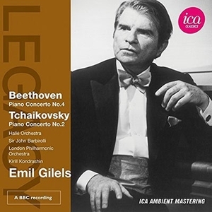 ギレリス ベートーベン　ピアノ協奏曲4番　チャイコフスキー2番　輸入盤中古