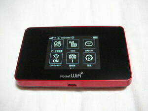 ◆中古品 ymobile ワイモバイル Pocket wifi 504HW レッド◆SIM ロック 解除 済み HUAWEI ルーター c