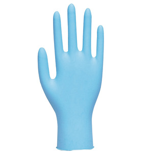 使い捨て手袋 ニトリル手袋 粉なしタイプ ブルー １００枚入 サイズＳ エコロジーズプロ/0117ｘ１箱/送料無料