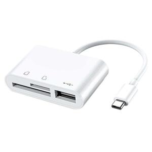 3-IN-1 Card Reader USB Type C SD カードリーダー タイプC 