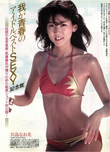 21649 川島なお美 早見優 桜田淳子 酒井法子 4p　切り抜き