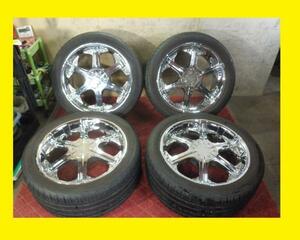 J5P8061V■305/40R22 114V　9.5J 5穴マルチ ＋18/135/139.7　4本価格　アメリカン レーシング