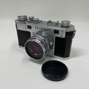 ジャンク/返品不可　カメラ＋レンズ　Nikon S, ニコン NIKKOR-HC F2 5cm #i52845 j4