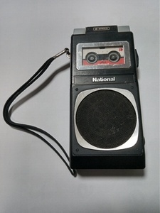 ジャンク品＠＠National　MICRO CASSETTE RECORDER　MODEL No.RQ-175　音が出ません。部品取りに、手直し出来るお方にお奨めです。　