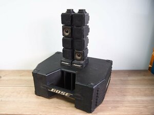 ☆【2T0109-47】 BOSE ボーズ DUAL CHANNEL BASS SYSTEM 403 CUBE SPEAKER SYSTEM 2台 スピーカー ジャンク再