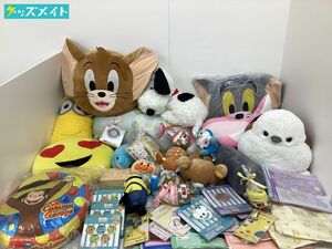 【同梱不可/現状】 ファンシー グッズ まとめ売り トムとジェリー すみっコぐらし 他 ぬいぐるみ クッション キーホルダー ストラップ 他