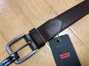 Levis(リーバイス) メンズ ベルト デボスエッジ付き D6269-0002(ブラウン)