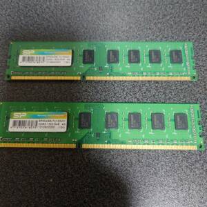 4GB×２枚(8GB) PC3-10600 DDR3-1333 240pin PCメモリー2枚組