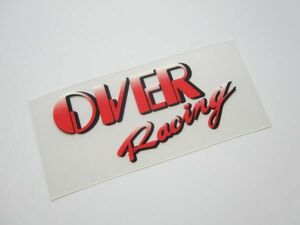 OVER Racing オーバーレーシング 青 ステッカー/ デカール 自動車 バイク オートバイ S13