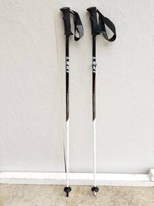 YS06EE LEKI レキ スキーストック ホワイト×ブラック サイズ115cm ウィンタースポーツ 冬 雪 アウトドア