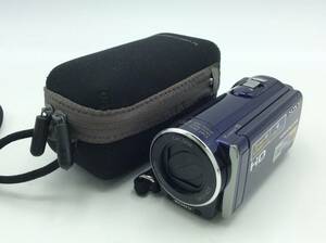 EE34♪＜通電/動作/精度未確認＞ジャンク デジタルビデオカメラ SONY ソニー HANDYCAM ハンディカム HDR-CX170 現状品♪