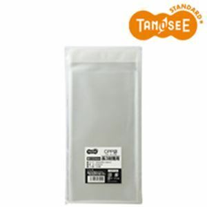 【新品】（まとめ）TANOSEE CPP袋 長3用フタ・テープ付 120×235+40mm 100枚入×100パック