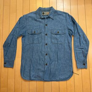 Mister Freedom×Sugar Caneミスターフリーダム×シュガーケーン シャンブレーシャツMFSC NAVAL CLOTHING TAILOR 5oz. CHAMBRAY M37 SNIPES