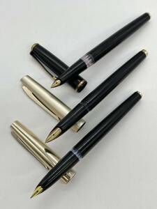 【 PILOT SUPER 100V 14K , V PILOT SUPER100V 14K , E PILOT SCRIPT 14K セット 】まとめ ペン先 14K パイロット 万年筆 筆記用具 文房具