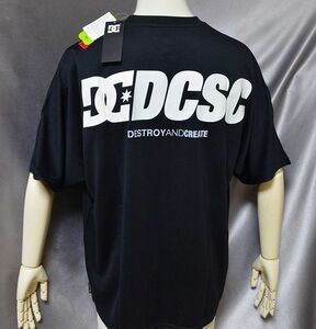 新品 L DC SHOES ワイドシルエット Tシャツ ST MESH BACK LOGO SS ディーシーシュー DC SHOE