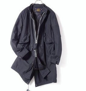 COOTIE クーティー フィッシュテイル コート モッズ ミリタリー キルティング ライナー脱着可能 日本製 Fishtail Coat (L) 黒 ●o-893
