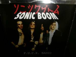 F.U.C.K RADIO/SONIC BOOM★ソニック・ブーム　（4枚同梱でも送料\185）