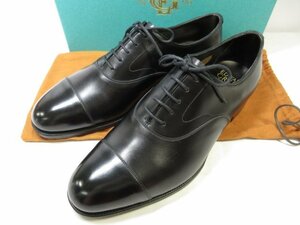 HH未使用品 【エドワードグリーン EDWARD GREEN】 チェルシー キャップトゥ ドレスシューズ 靴 (メンズ) size8E202 黒 ■18HT2452■