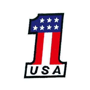 アイロンワッペン USA 1 アメリカ デザイン 国旗 簡単貼り付け アップリケ 刺繍 裁縫