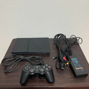 プレイステーション2 PlayStation2 本体 SCPHー70000 メモリーカード2枚付き
