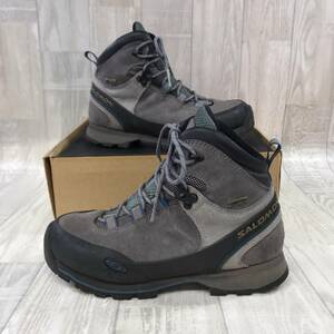 NZ2292●SALOMON : PROTREK 6 GTX W●24●グレー 箱付 サロモン プロ トレック 防水トレッキングブーツ GORE-TEX