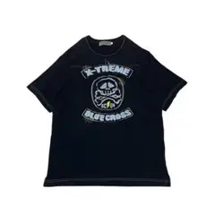 00s Archive スカル 刺繍 tシャツ パンク グランジ Y2K