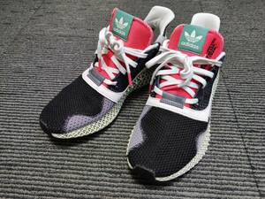 adidas◆ZX 4000 4D/ゼットエックス 4000 4D/BD7931/ブラック/26.5cm/US8.5/BLK　内ダメージあり