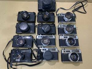 【12個】ヤシカ YASHICA ELECTRO35 GT/GTN/GS/GSN/大量 カメラ 動作未確認 まとめて ジャンク セット まとめ (561)