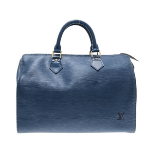 ルイヴィトン LOUIS VUITTON ハンドバッグ M43005 スピーディ30 レザー（LVロゴの刻印入り） トレドブルー VI0964 バッグ エピ