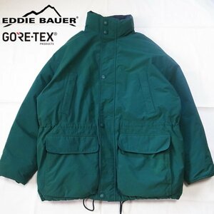 L エディーバウアー マウンテンパーカー ダウンジャケット eddie bauer gore-tex ダウン down nylon ナイロンジャケット ゴアテックス