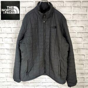 ノースフェイス　THE NORTH FACE　キルティングジャケット　グレー　XL　中綿ジャケット　大きいサイズ　アウトドア　アウター　メンズ